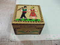 Кутия дървена пирографирана от соца