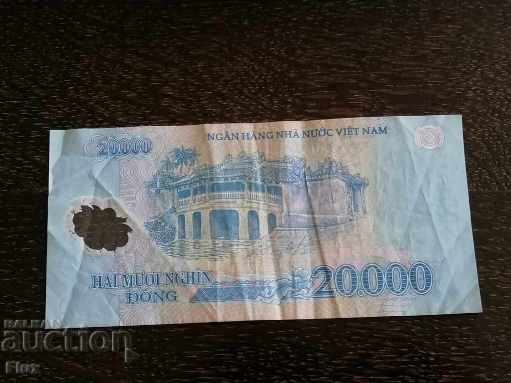 Delivery of Banknote - Vietnam - 20,000 dong | 2008