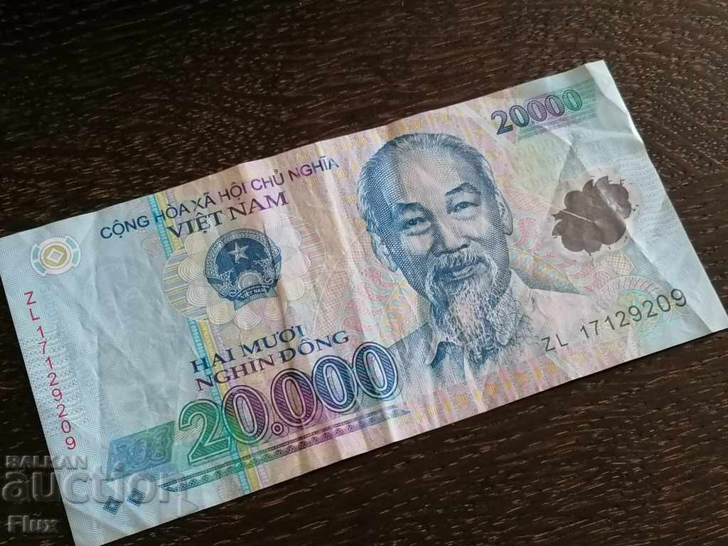 Bancnotă - Vietnam - 20.000 dong | 2008.