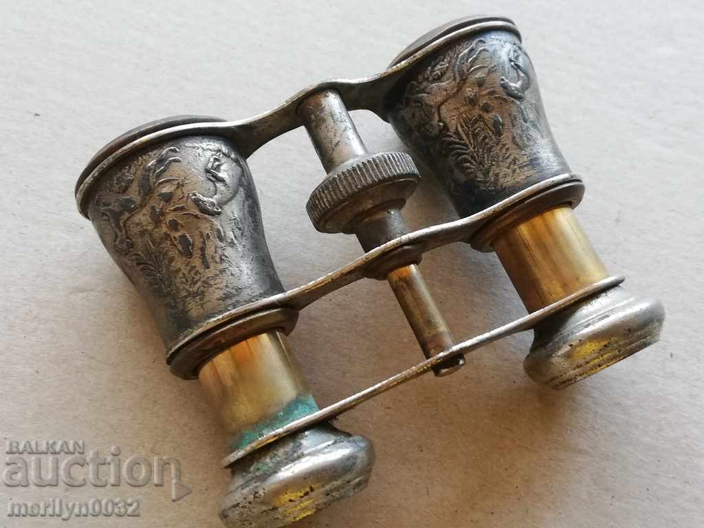 Old Austrian theater binoculars, binoculars - 6