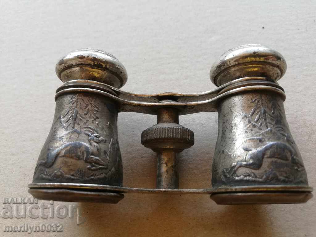 Old Austrian theater binoculars, binoculars - 7