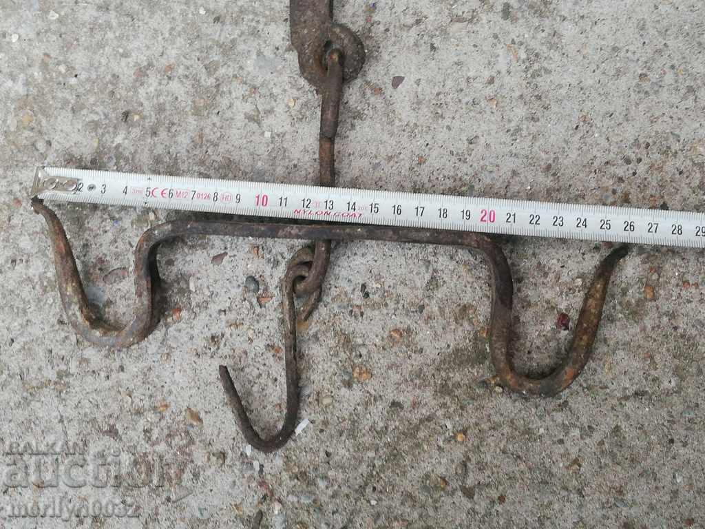 Auction Hook, scraper, wrought iron Auction Hook, scraper, wrought iron