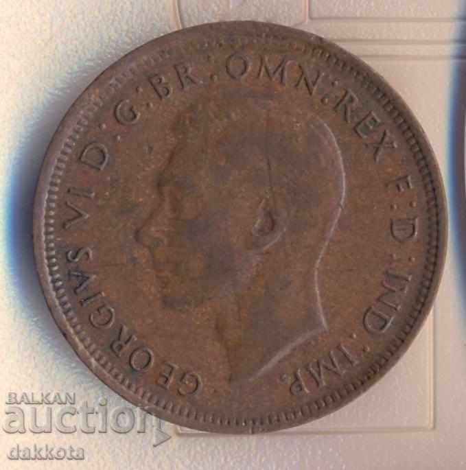 Australia 1/2 penny 1945 with price 3.50 BGN | € 1.79