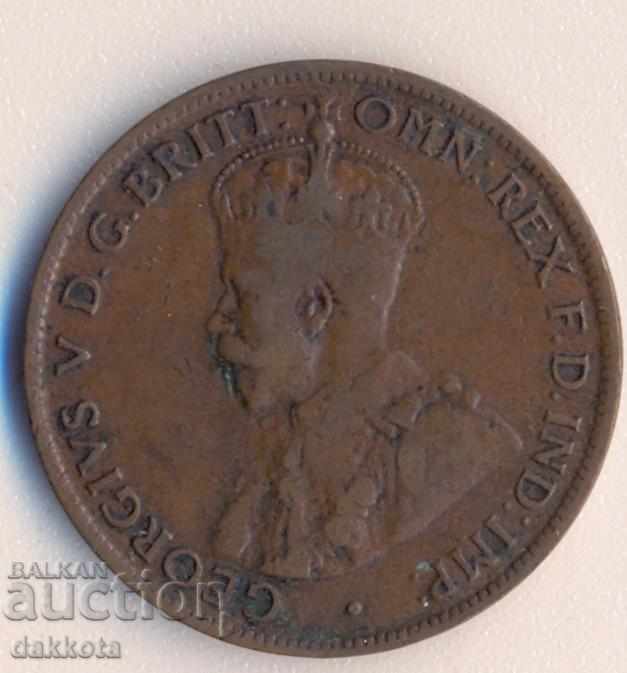 Australia 1/2 penny 1922 with price 6.00 BGN | € 3.07