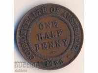 Australia 1/2 penny 1922