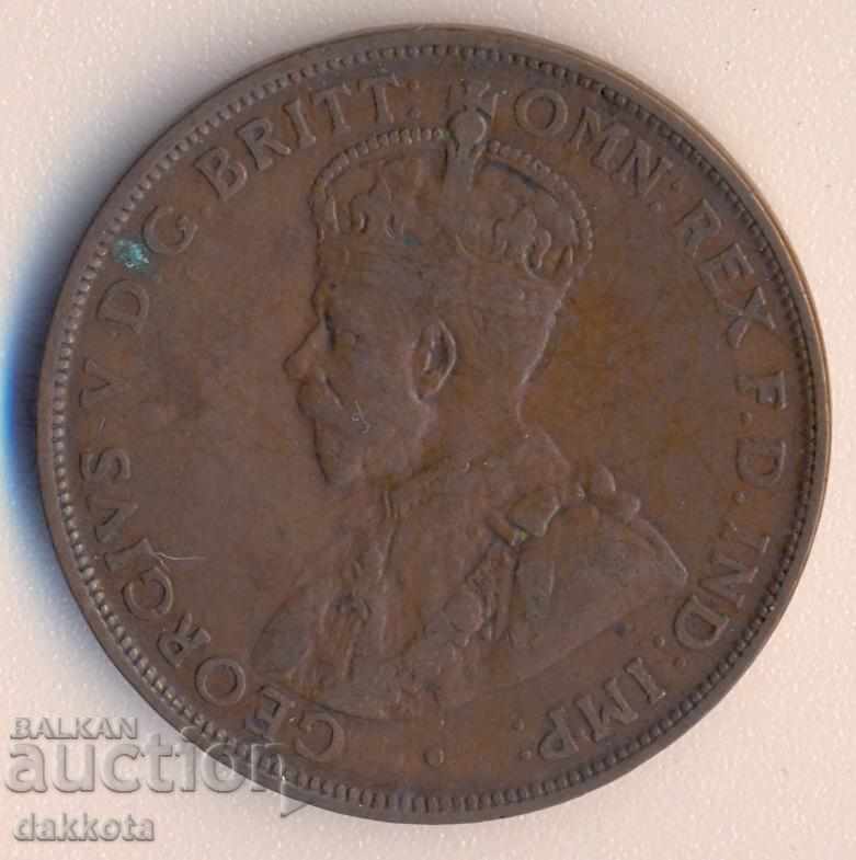 Australia 1 penny 1922 year with price 6.50 BGN | € 3.32 Australia 1 penny 1922 year with price 6.50 BGN | € 3.32