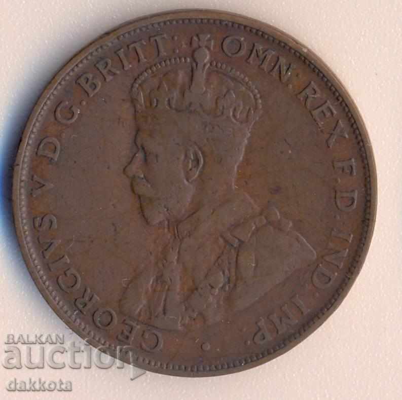 Australia 1 penny 1922 year with price 6.50 BGN | € 3.32 Australia 1 penny 1922 year with price 6.50 BGN | € 3.32