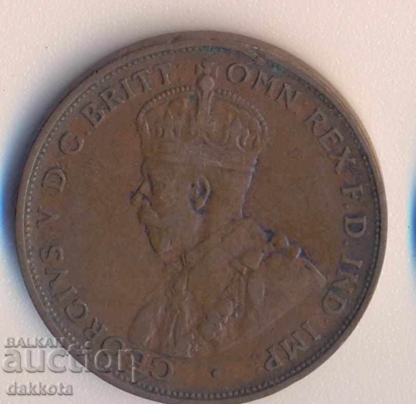 Australia penny 1919 with price 12.00 BGN | € 6.14