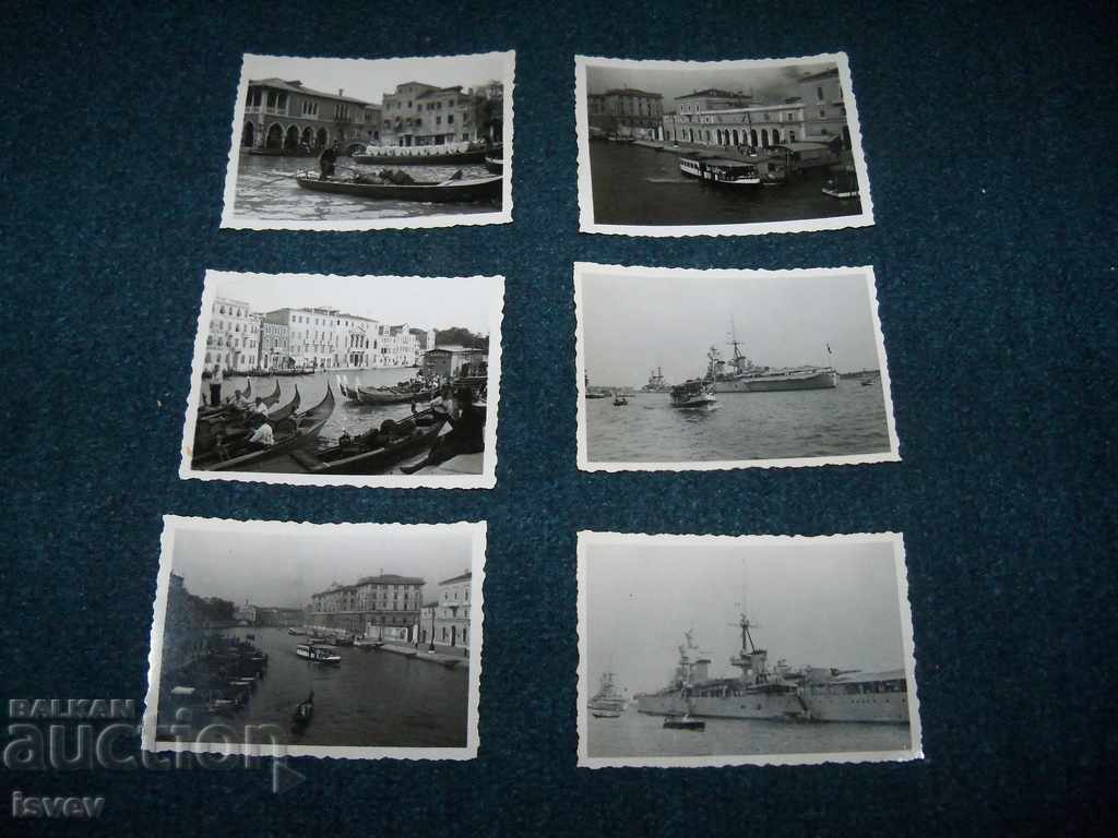 Six old photographs from Venice made in 1937. - 7
