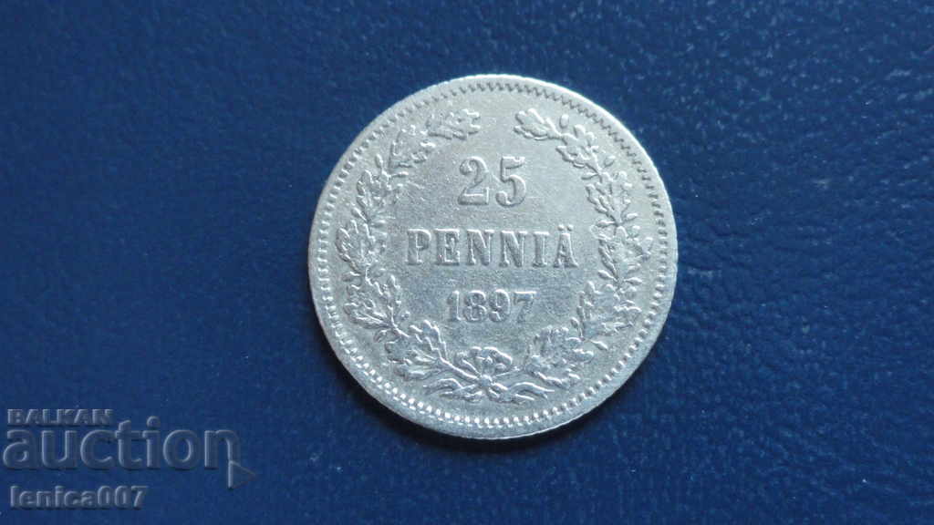 Russia (Finland) 1897 - 25 stumps - 5