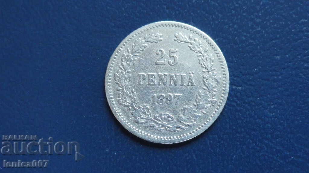 Русия (Финландия) 1897г. - 25 пення