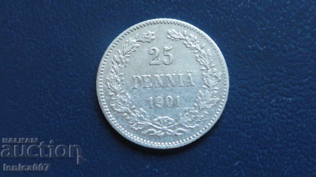 Rusia (Finlanda) 1901 - 25 de bani