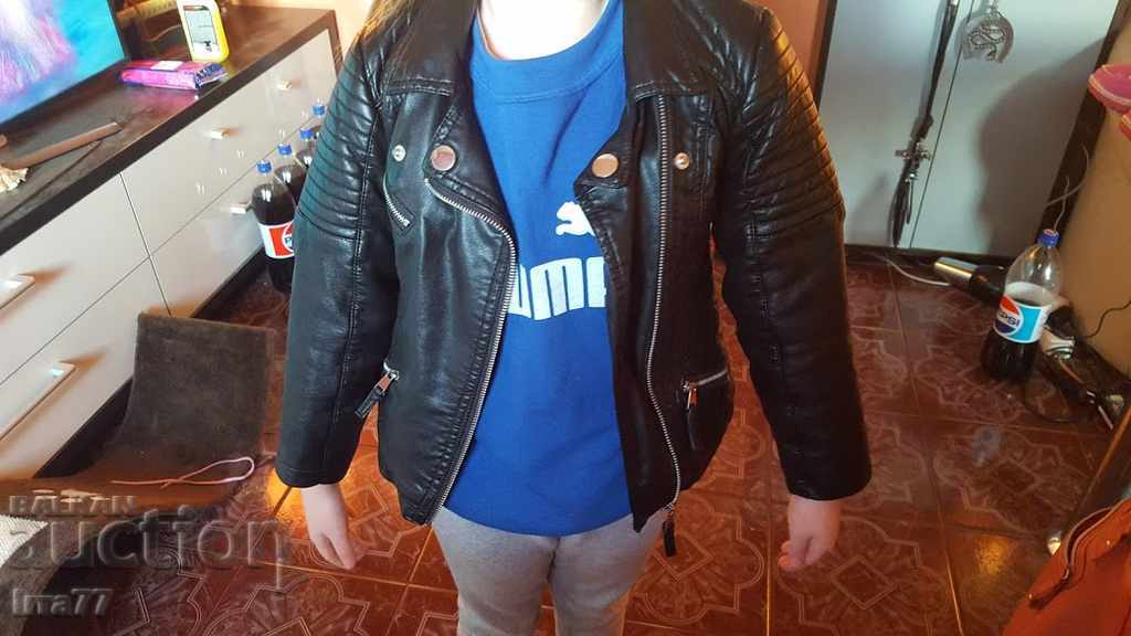 baby leather jacket with price 35.00 BGN | € 17.90 baby leather jacket with price 35.00 BGN | € 17.90