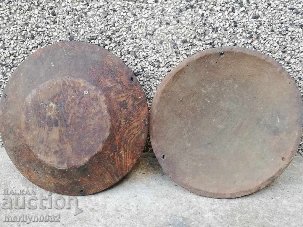 Capace din lemn pentru cântar vechi, balanță, cântar primitiv - 5