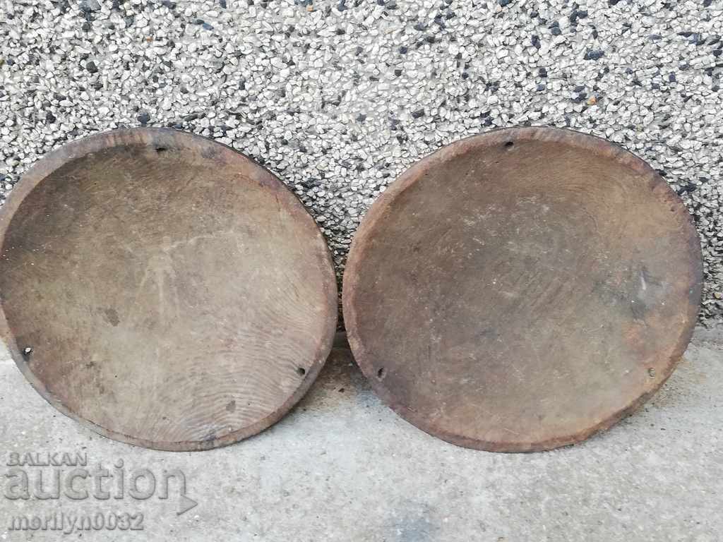 Capace din lemn pentru cântar vechi, balanță, cântar primitiv - 7