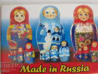 Authentic metal magnet from Russia-Made in Russia series-4