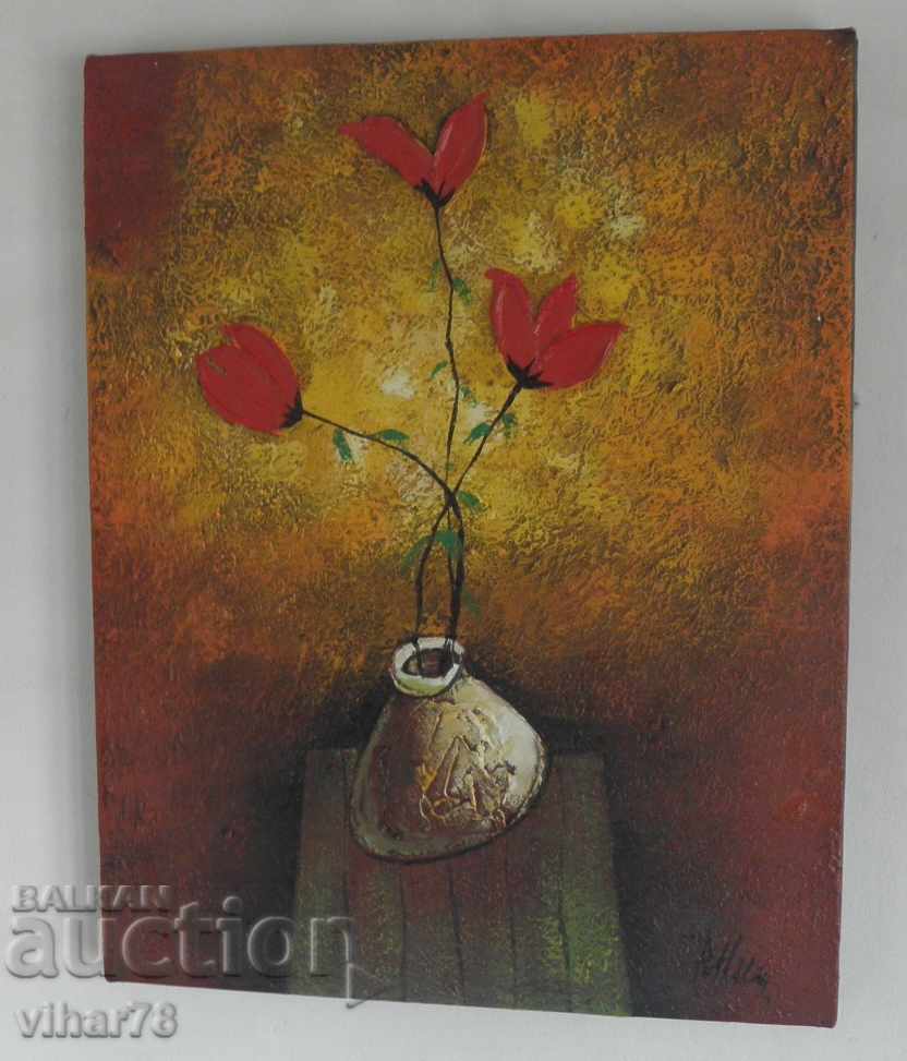 картина на платно-цветя с цена 119.99 лв. | € 61.35 картина на платно-цветя с цена 119.99 лв. | € 61.35