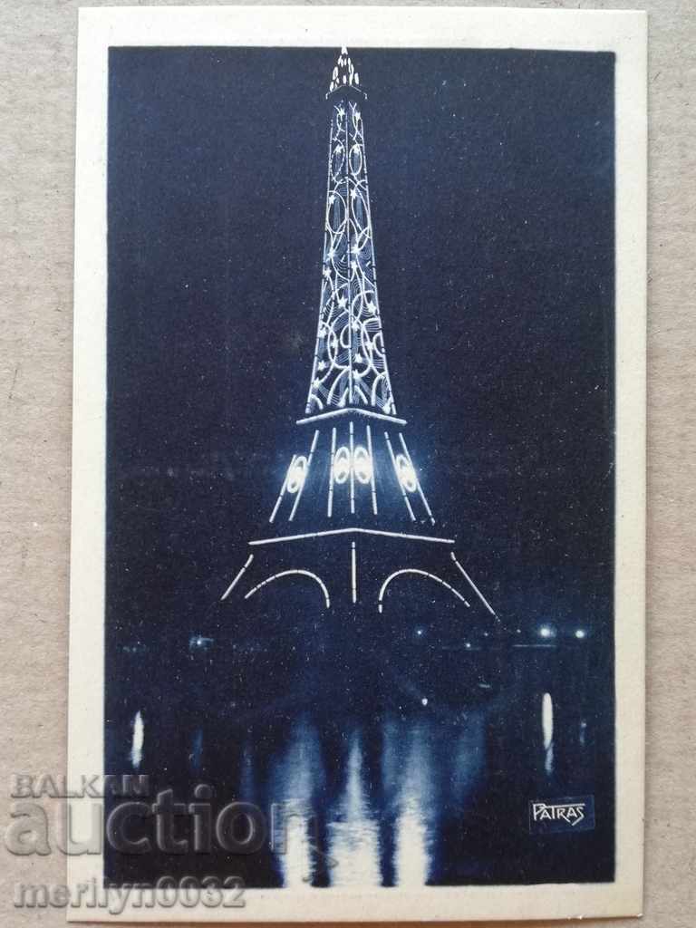 Стара снимка, пощенска картичка Париж