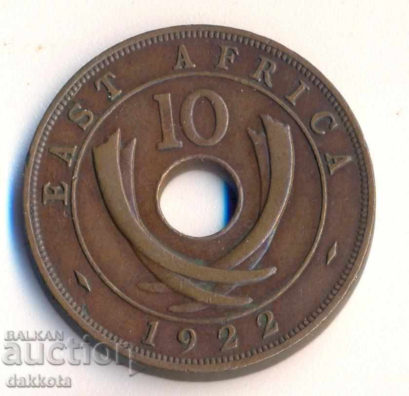 Africa de Est britanică 10 cenți 1922