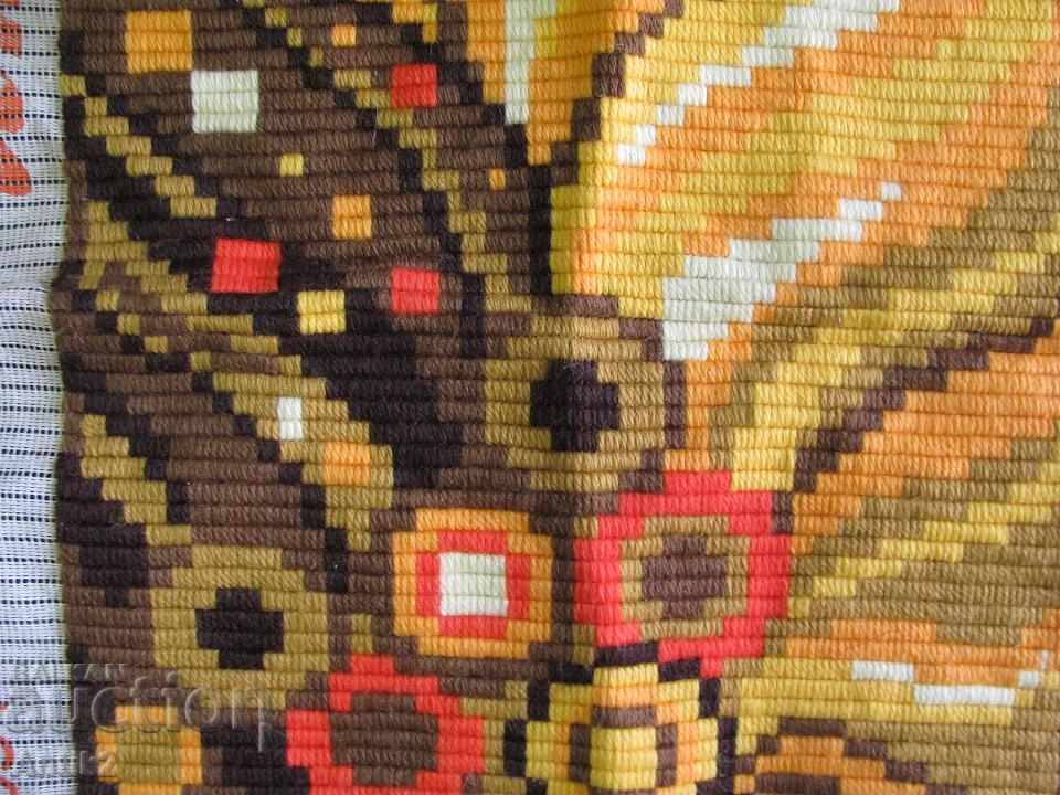 Auction Old Hand Embroidery Pillows 3 Pieces Auction Old Hand Embroidery Pillows 3 Pieces