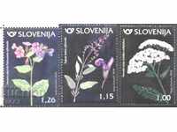 Чисти марки Флора Цветя Билки 2019 от  Словения