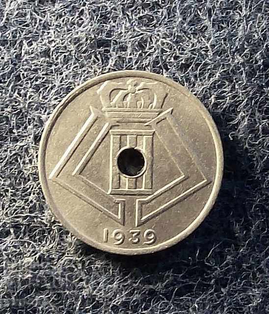 25 цента Белгия 1939 с цена € 1.28 | 2.50 лв.