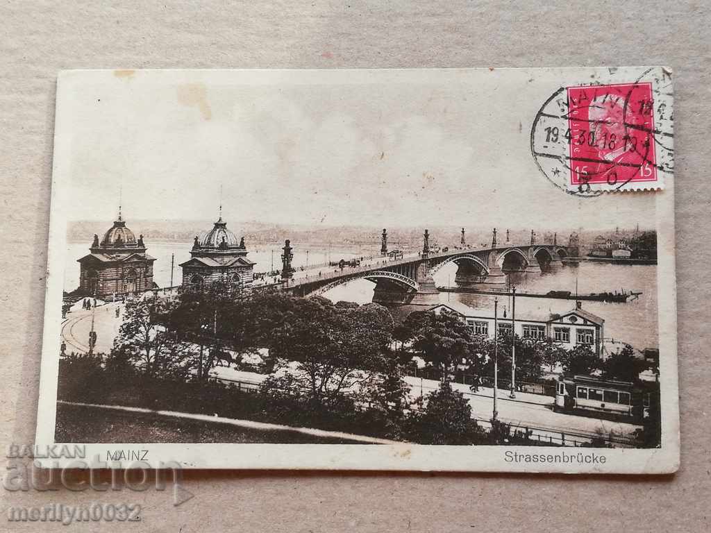 Стара снимка, пощенска картичка Майнц