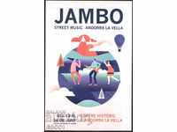 Брошура (листовка) Jambo Джъмбо Улична музика от Андора