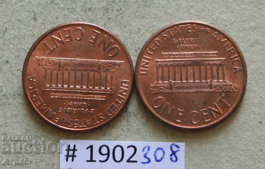1 cent 1997 US lot