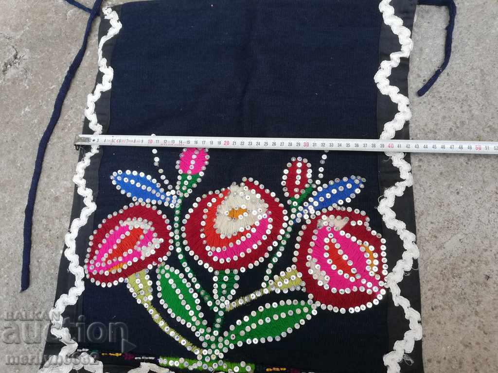 Old woven, embroidered and embroidered apron, costume, suckman with price 69.50 BGN | € 35.53 Old woven, embroidered and embroidered apron, costume, suckman with price 69.50 BGN | € 35.53