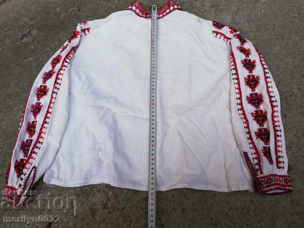 Cămașă țesută pentru copii cu broderie bulgară, broderie costum popular - 6