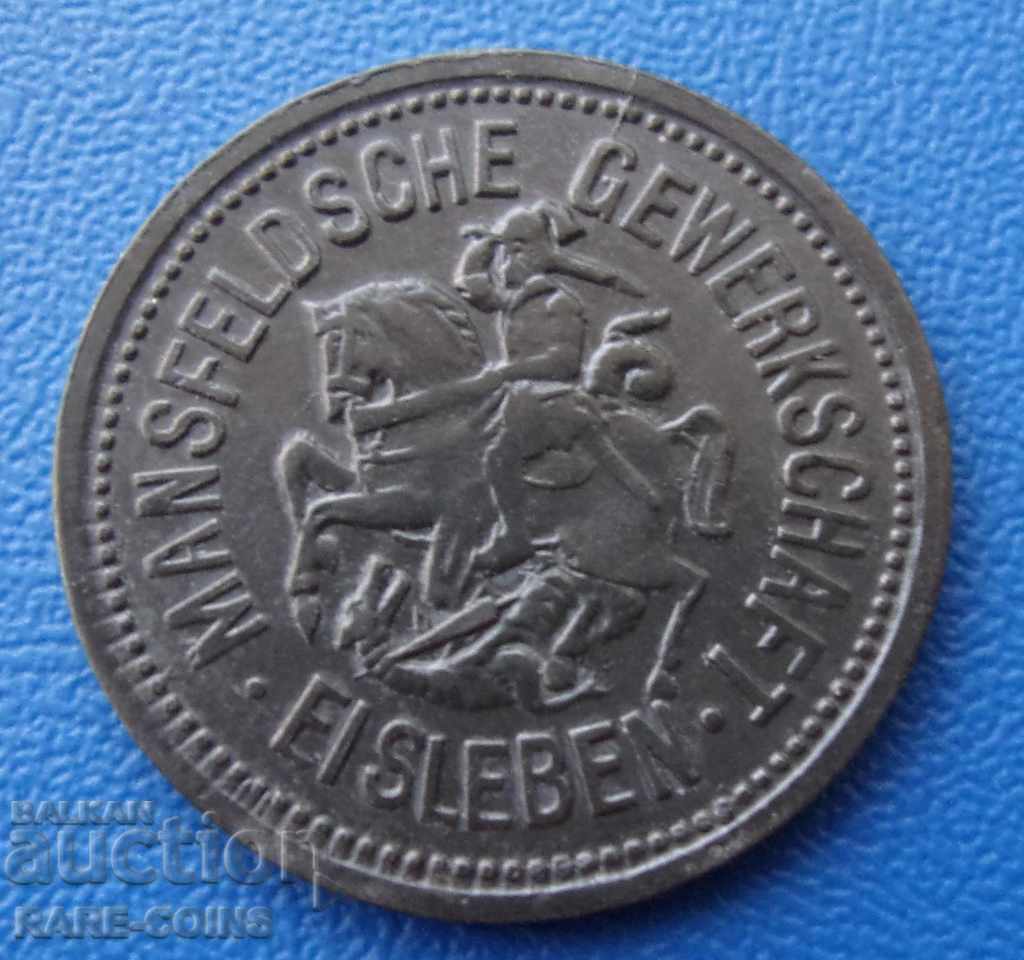 RS (6) Isleben Germany 10 Pfenig 1917 Rare