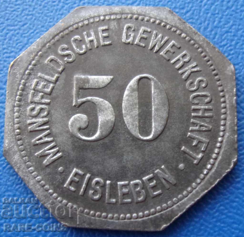 RS (6) Isleben Germania 50 Pfenig 1918 Rar cu preț € 9.20 | 17.99 BGN