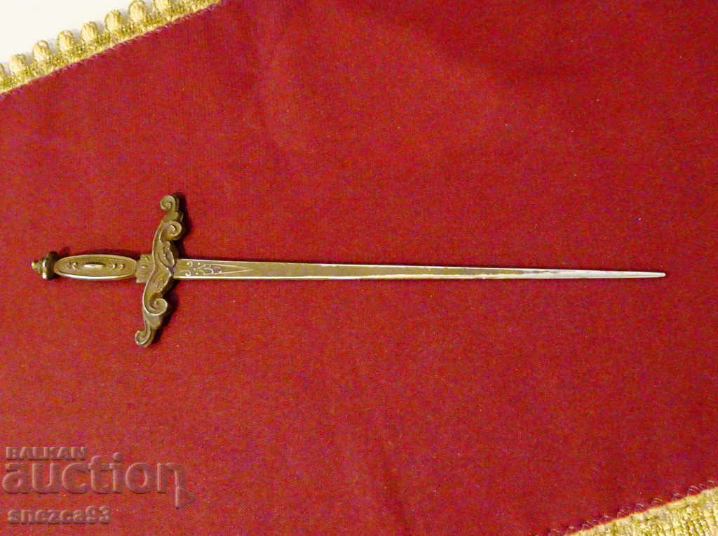 Bronze letter opener 25 cm, Baroque with price 19.00 BGN | € 9.71 Bronze letter opener 25 cm, Baroque with price 19.00 BGN | € 9.71
