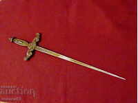 Cuțit de scrisori bronz 25 cm, baroc