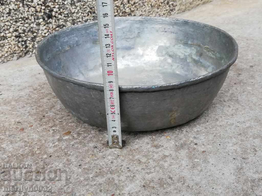 Παλιά χαλκού Saha, χαλκό, πιάτο, μπολ, λεκάνη με τιμή 49.00 BGN | € 25.05