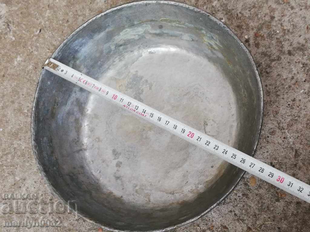 Δημοπρασία Παλιά χαλκού Saha, χαλκό, πιάτο, μπολ, λεκάνη