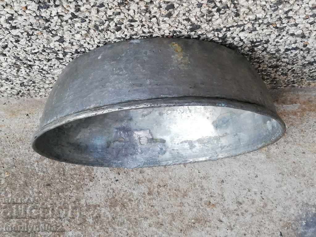 Παράδοση Παλιά χαλκού Saha, χαλκό, πιάτο, μπολ, λεκάνη