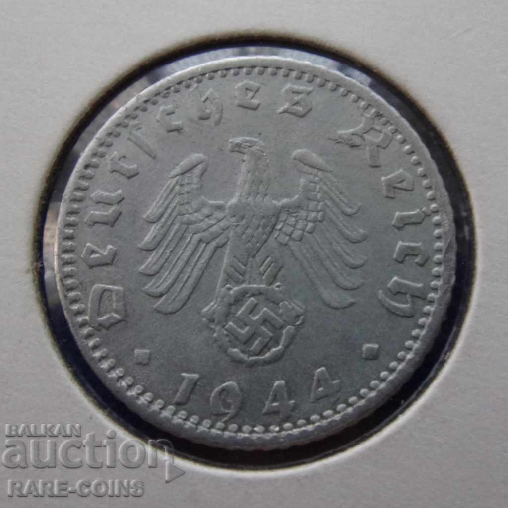 RS (7) Germany III Reich 50 Pfenig 1944 F Rare