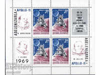 1969. Румъния. Кацането на Луната на Аполо 13. Блок.