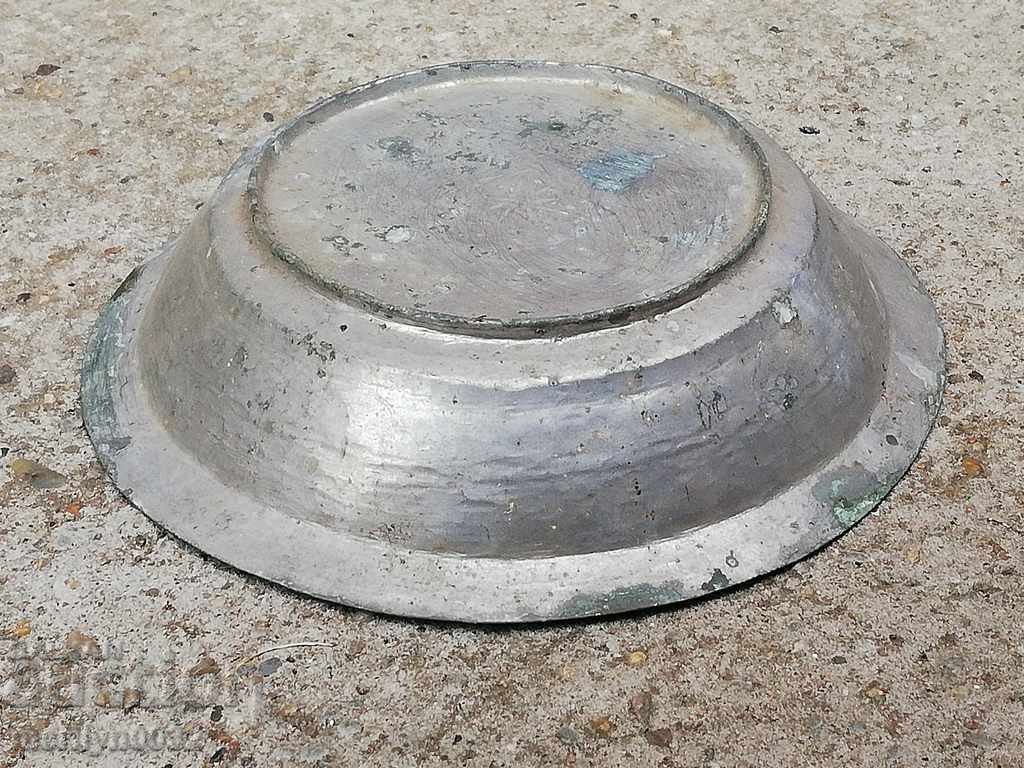 Old copper sahan, baker, bowl, plate, tass - 6 Old copper sahan, baker, bowl, plate, tass - 6