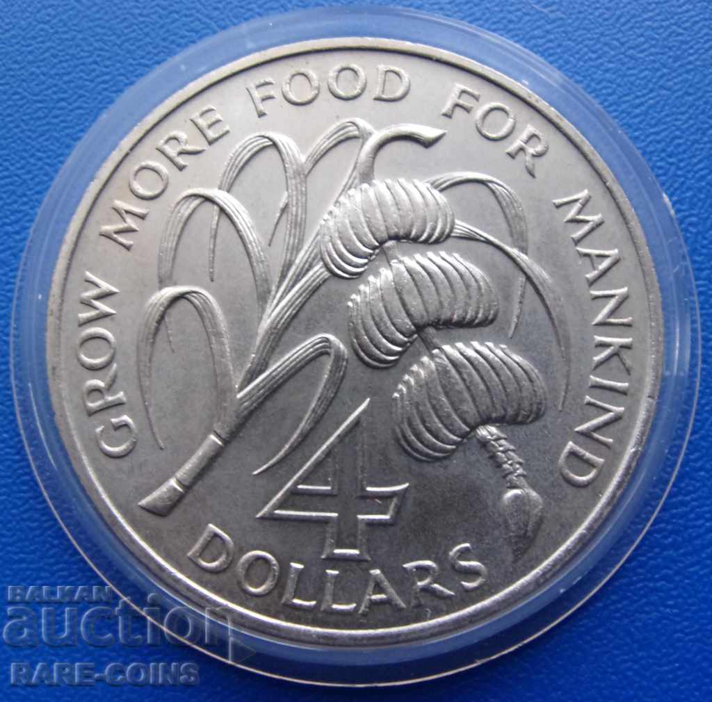 RS (14) Barbados 4 dolari 1970 FAO UNC RRRR