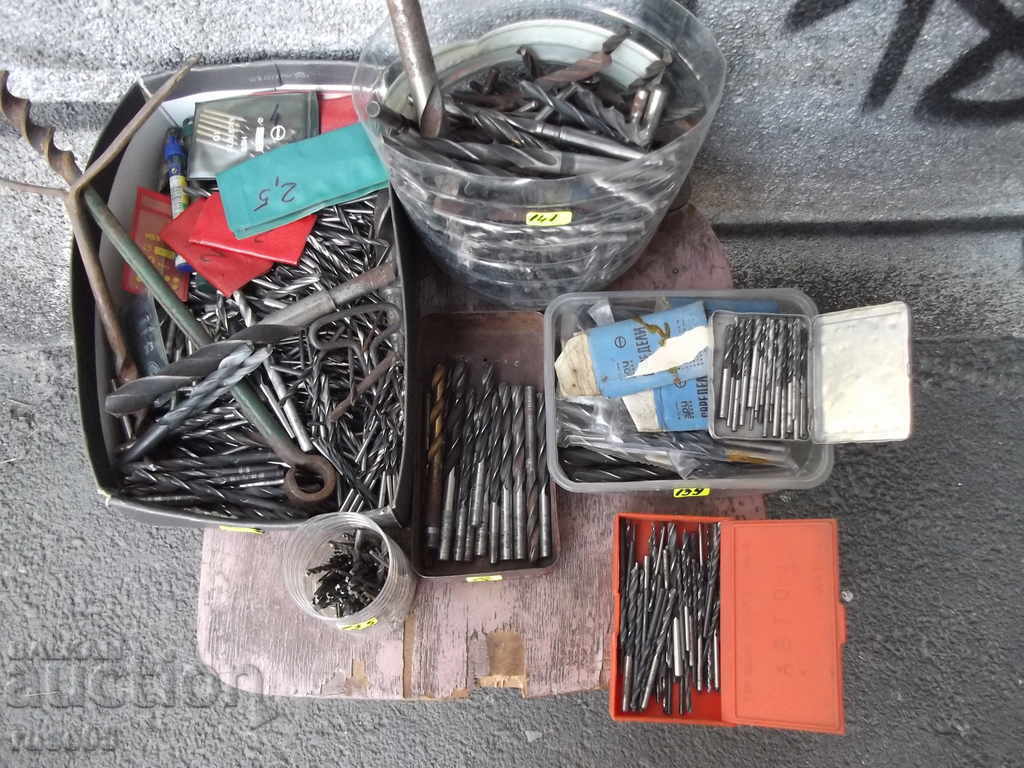 Lot of 1193 pcs. drills with price 1400.00 BGN | € 715.81 Lot of 1193 pcs. drills with price 1400.00 BGN | € 715.81