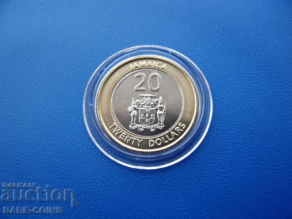 RS (15) Jamaica Bimetal $ 20 2001 UNC with price € 2.05 | 4.01 BGN