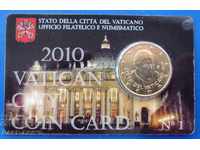 RS (15) Harta Euro Vatican 1 50 Cent 2010