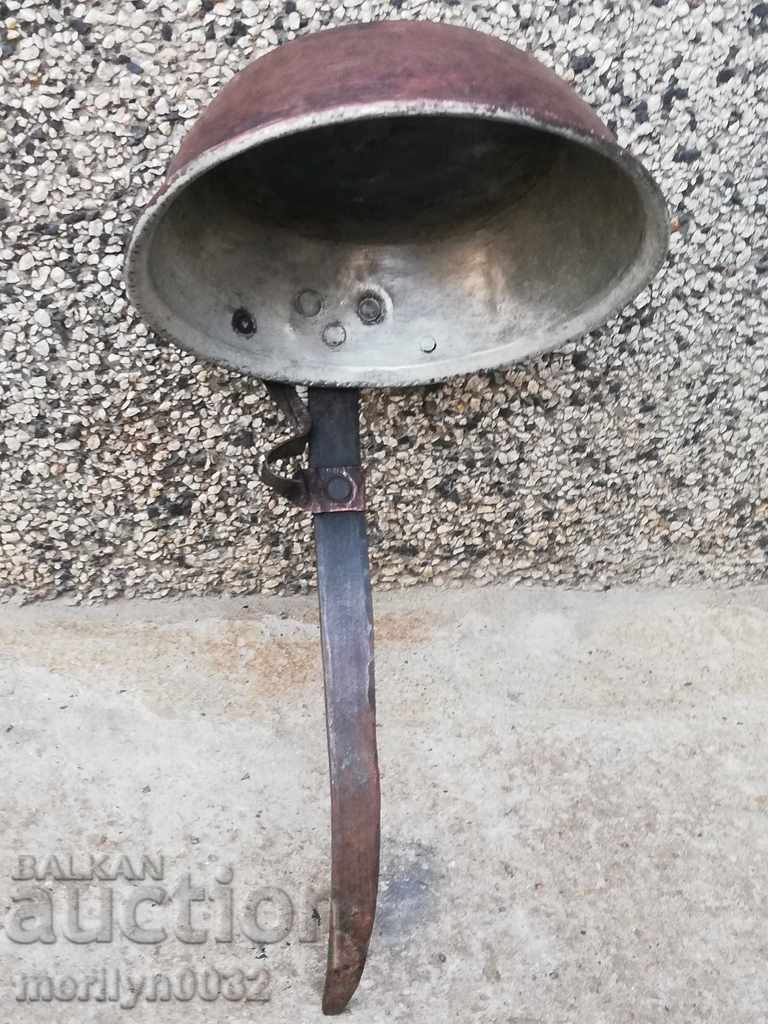 An old copper pan, a baker, a tray, a copper pot - 6