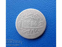 RS (16) Dirham arabian 1314 Monedă rară de argint