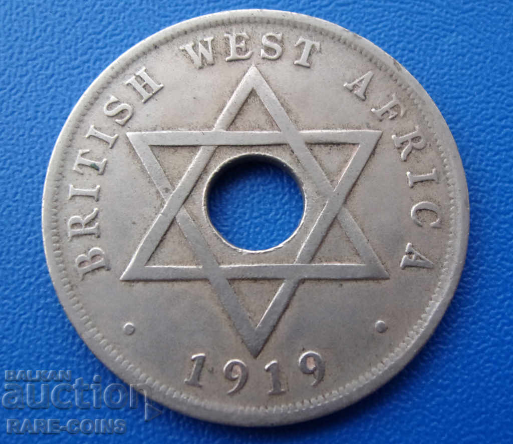 RS (17) Africa de Vest-Mali-Niger-Gambia ... 1 Penny 1919 Rare