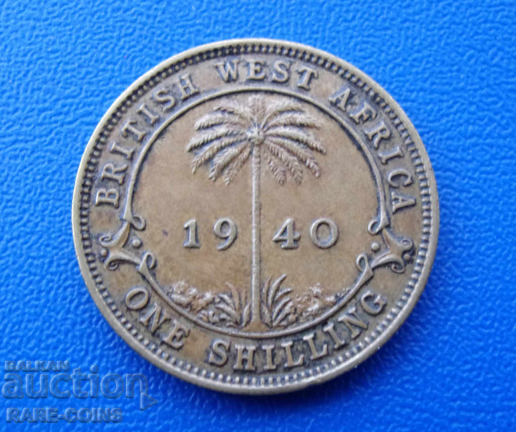 RS (17) West Africa-Mali-Niger-Gambia ... 1 Schilling 1940 Rare