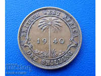 RS(17) Западна Африка-Мали-Нигер-Гамбия...1 Шилинг 1940 Rare